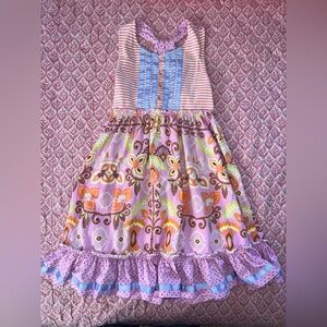 Matilda Jane Pink and Purple Floral Kids Dress